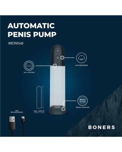 Pompe à pénis automatique Penis Auto Vacuum 19 x 6.5cm sextoys et accessoires sur La Boutique du Hard