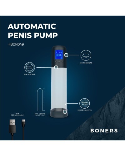 Pompe à pénis automatique Smart Pump 19 x 6.5cm sextoys et accessoires sur La Boutique du Hard