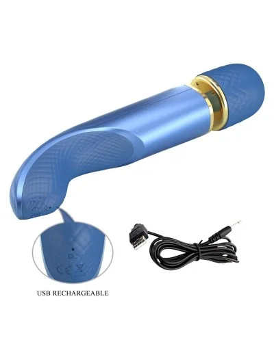 Wand Colorfull 24cm Tête 48mm Bleu sextoys et accessoires sur La Boutique du Hard