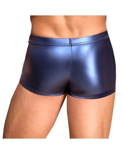 Boxer avec zip Eclino Bleu métallisé sextoys et accessoires sur La Boutique du Hard