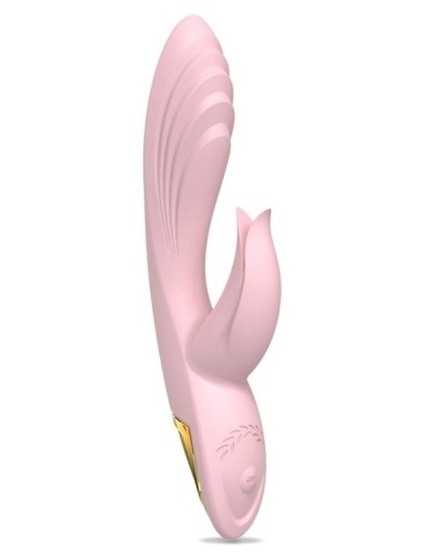 Vibro Rabbit Twist Vibe 12 x 3.4cm Rose sextoys et accessoires sur La Boutique du Hard