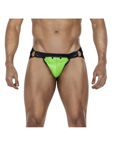 Jockstrap Snap Noir-Vert sextoys et accessoires sur La Boutique du Hard