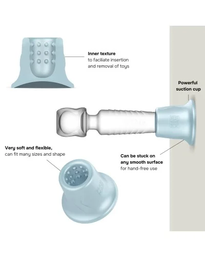 Embout Ventouse pour Wand Holden Bleu sextoys et accessoires sur La Boutique du Hard