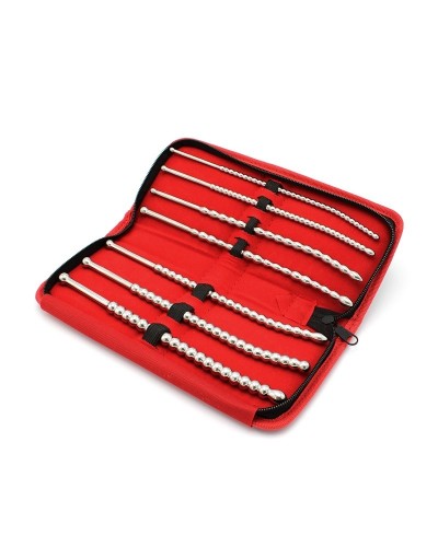 Kit de 7 Tiges d'urètre Beaded Dilator 20 cm - Diamètres 5 à 10mm sextoys et accessoires sur La Boutique du Hard