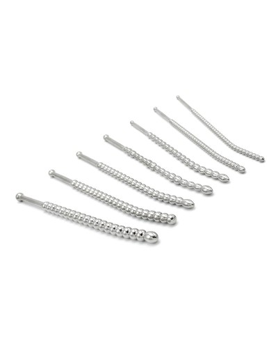 Kit de 7 Tiges d'urètre Beaded Dilator 20 cm - Diamètres 5 à 10mm sextoys et accessoires sur La Boutique du Hard