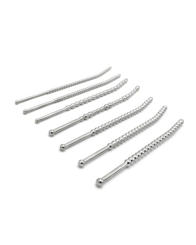 Kit de 7 Tiges d'urètre Beaded Dilator 20 cm - Diamètres 5 à 10mm sextoys et accessoires sur La Boutique du Hard