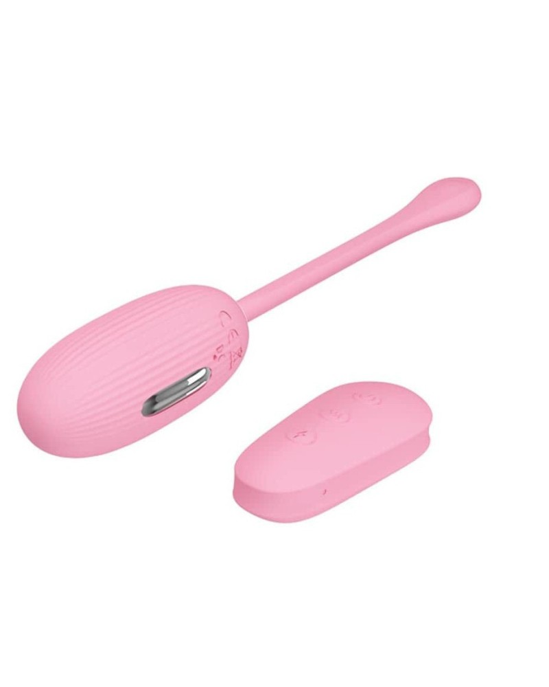 Oeuf sans fil rose Shock fun - 19 x 3.2 cm pas cher