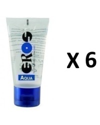 Eros Aqua Lube 50mL x6 sextoys et accessoires sur La Boutique du Hard