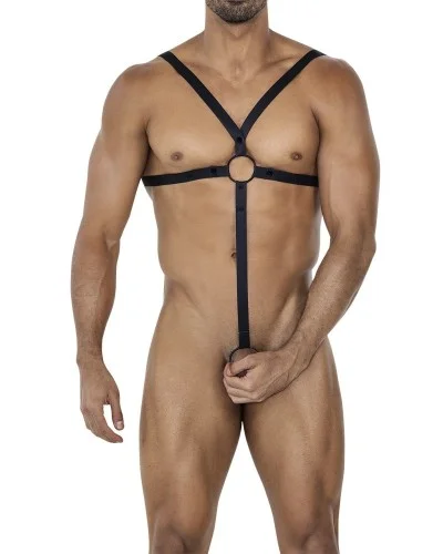 Harnais H4rness Crossed Noir sextoys et accessoires sur La Boutique du Hard