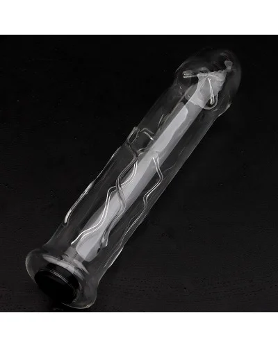 Gode en Verre Creux Heaglass M 19.5 x 4cm sextoys et accessoires sur La Boutique du Hard