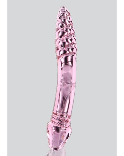 Gode en verre Rhinestone Scepter 23 x 3.6cm Rose sextoys et accessoires sur La Boutique du Hard