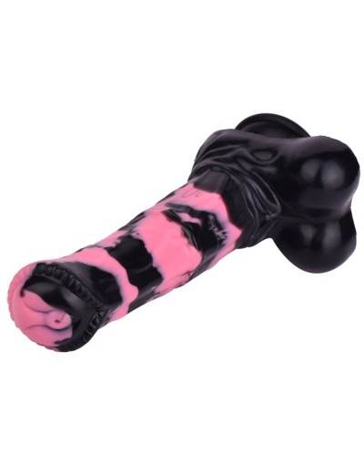 Gode Horse Hurulf S 18 x 4.7cm Noir-Rose sextoys et accessoires sur La Boutique du Hard