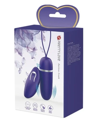 Oeuf Vibrant Sans Fil Darlene-Youth 9 x 2.8cm sextoys et accessoires sur La Boutique du Hard