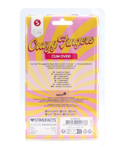 Gode Doigt Cum Over 8 x 4cm sextoys et accessoires sur La Boutique du Hard