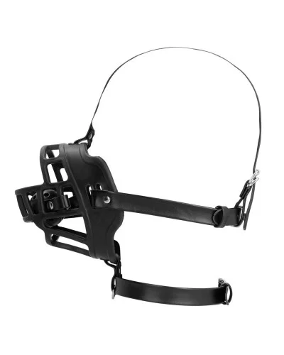 Muselière avec Bâillon-boule Muzzle Gag Noire sextoys et accessoires sur La Boutique du Hard