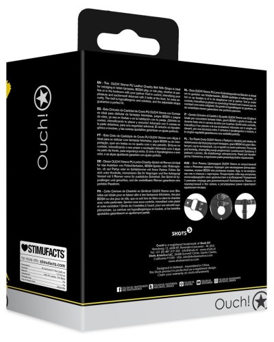 Ceinture de chasteté Belt Cock Noire sextoys et accessoires sur La Boutique du Hard