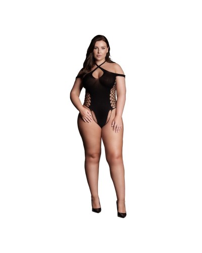 Body String Ouvert Grande Taille Leda Noir sextoys et accessoires sur La Boutique du Hard