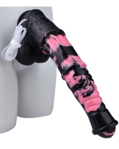 Gode Éjaculateur Horse Tinulf Squirt M 19 x 5cm Noir-Rose sextoys et accessoires sur La Boutique du Hard