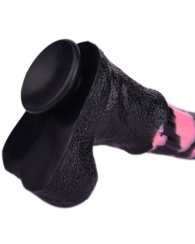 Gode Horse Tinulf L 28 x 6.5cm Noir-Rose sextoys et accessoires sur La Boutique du Hard