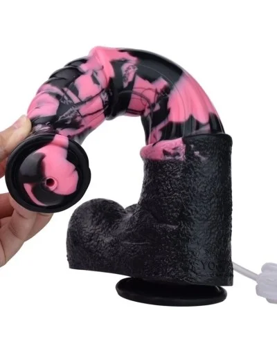 Gode Éjaculateur Horse Tinulf Squirt M 19 x 5cm Noir-Rose sextoys et accessoires sur La Boutique du Hard