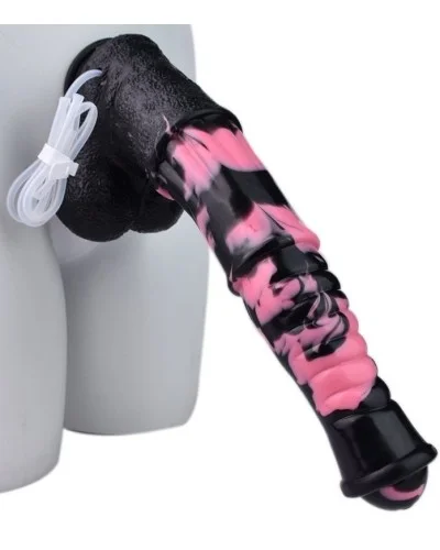 Gode Éjaculateur Horse Tinulf Squirt M 19 x 5cm Noir-Rose sextoys et accessoires sur La Boutique du Hard
