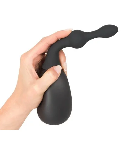 Poire Velvet Shower 200 ml - 14 x 3 cm Noire sextoys et accessoires sur La Boutique du Hard