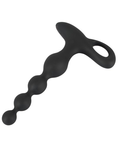 Stimulateur Beads Velvet 16.5 x 3.5 cm Noir sextoys et accessoires sur La Boutique du Hard