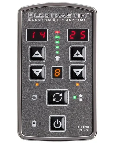 Kit de contrôle Flick Duo Electrastim sextoys et accessoires sur La Boutique du Hard