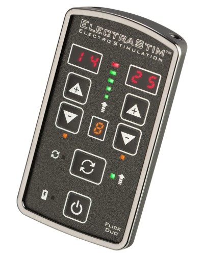 Kit de contrôle Flick Duo Electrastim sextoys et accessoires sur La Boutique du Hard