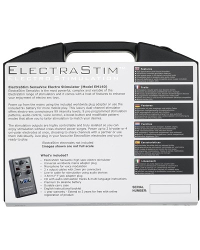 Centrale Électro-stimulation Sensavox Em140 ElectraStim sextoys et accessoires sur La Boutique du Hard