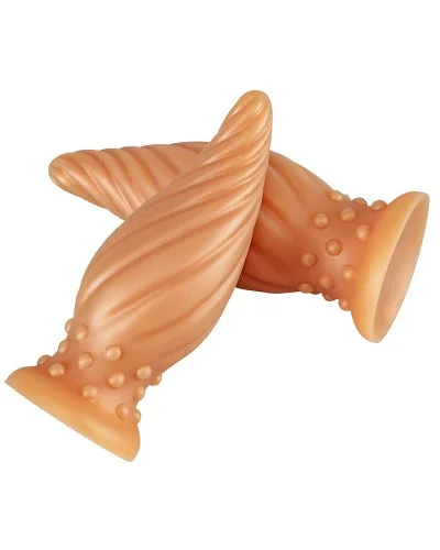 Plug Spiral Pik M 15 x 6.2cm Or sextoys et accessoires sur La Boutique du Hard