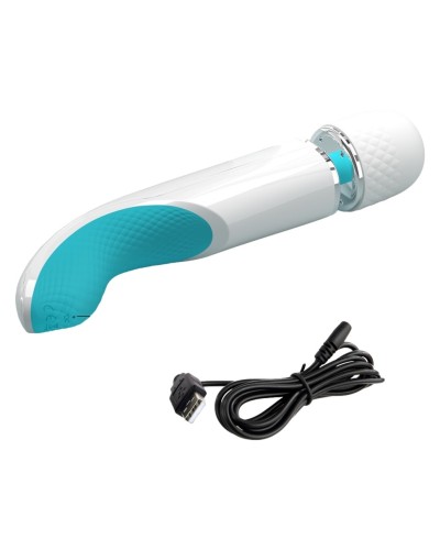Wand Colormax 29cm Tête 58mm Turquoise sextoys et accessoires sur La Boutique du Hard