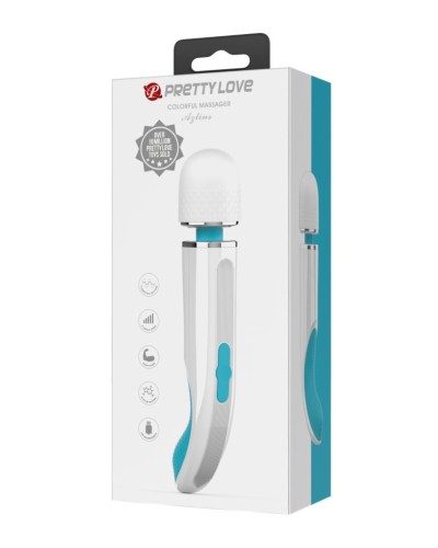 Wand Colorfull 24cm Tête 48mm Turquoise sextoys et accessoires sur La Boutique du Hard