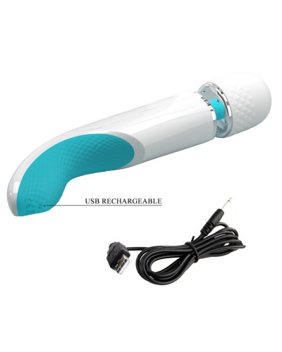 Wand Colorfull 24cm Tête 48mm Turquoise sextoys et accessoires sur La Boutique du Hard