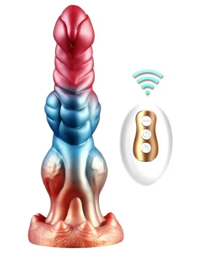 Gode Va-et-Vient Vibrant et Chauffant Drakolis 23.5 x 7cm sextoys et accessoires sur La Boutique du Hard