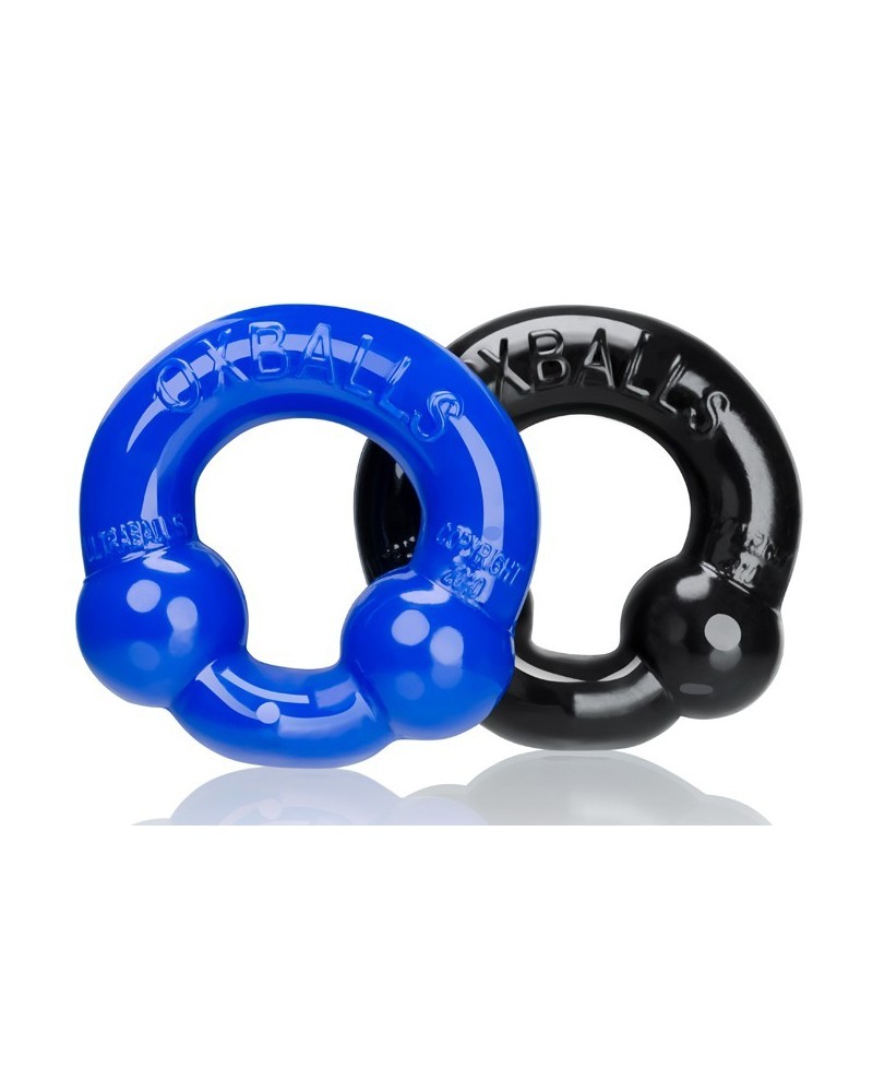 Pack Cockrings Ultraballs Oxballs Noir-Bleu pas cher