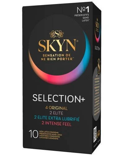 Pack Préservatifs Skyn Selection+ x10 sextoys et accessoires sur La Boutique du Hard
