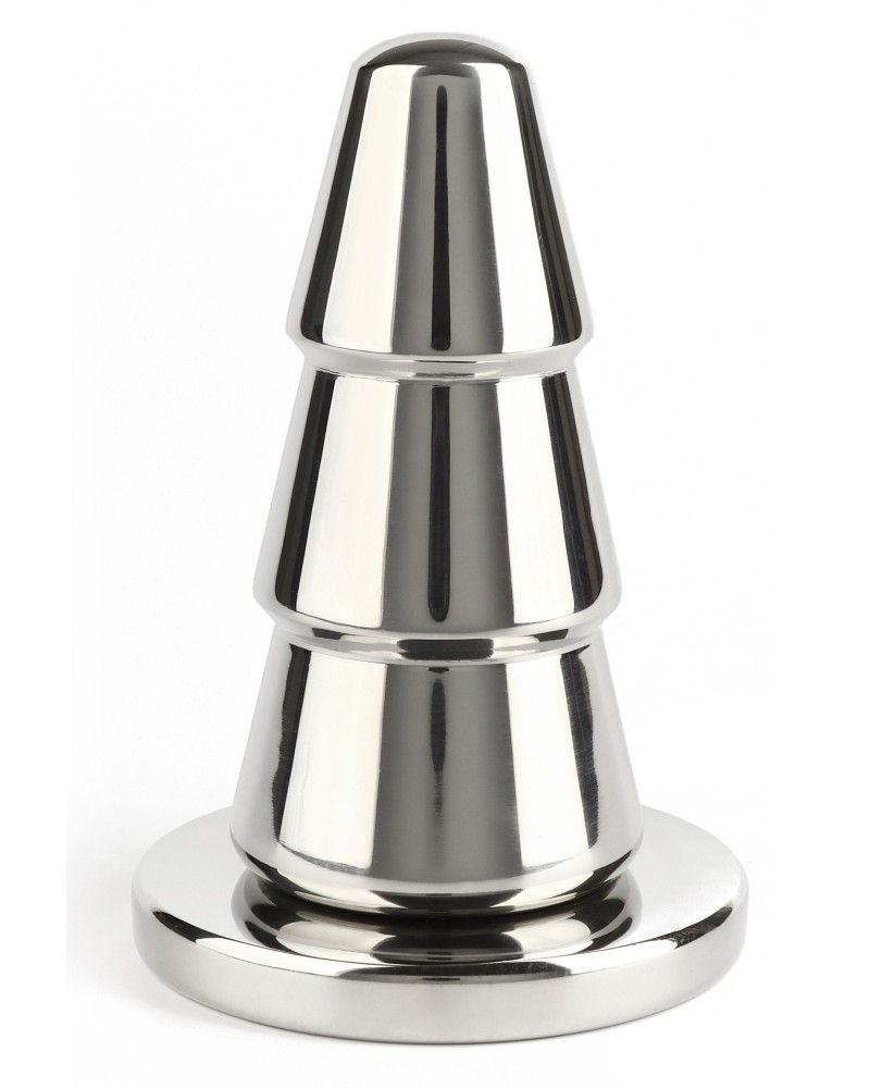 Plug Cone Steel 7.5 x 3.5 cm - Poids 470gr sextoys et accessoires sur La Boutique du Hard