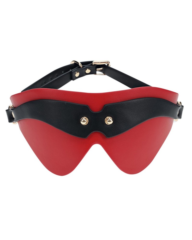 Masque SM Milan Noir et Rouge sextoys et accessoires sur La Boutique du Hard