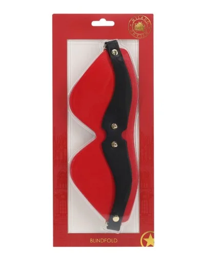 Masque SM Milan Noir et Rouge sextoys et accessoires sur La Boutique du Hard