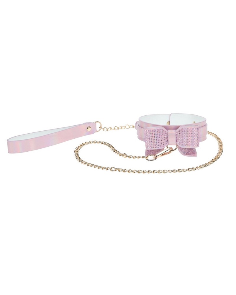 Collier-Laisse Paris Rose sextoys et accessoires sur La Boutique du Hard