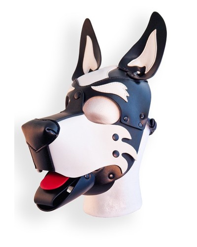 Cagoule Puppy Hood Noire et Blanche sextoys et accessoires sur La Boutique du Hard