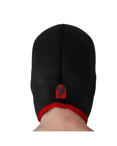Cagoule Eyes Face Brutus Noire-Rouge sextoys et accessoires sur La Boutique du Hard