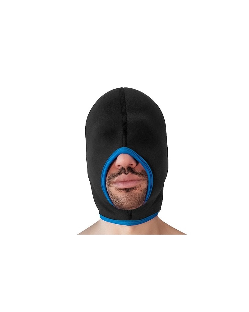 Cagoule Face Fucker Brutus Noire-Bleue sextoys et accessoires sur La Boutique du Hard