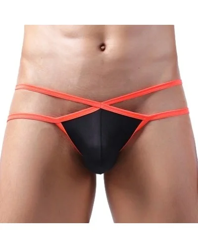 Jockstrap Bellicross Noir-Orange sextoys et accessoires sur La Boutique du Hard