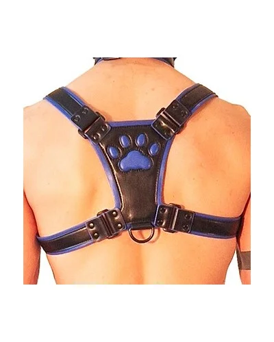 Harnais Puppy Harness Noir-Bleu sextoys et accessoires sur La Boutique du Hard