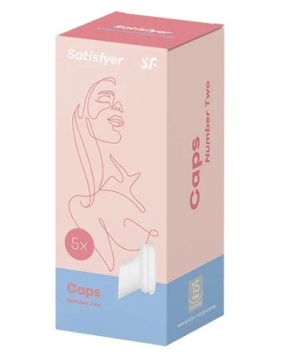 Pack de 5 embouts pour Satisfyer 2 Next Generation pas cher