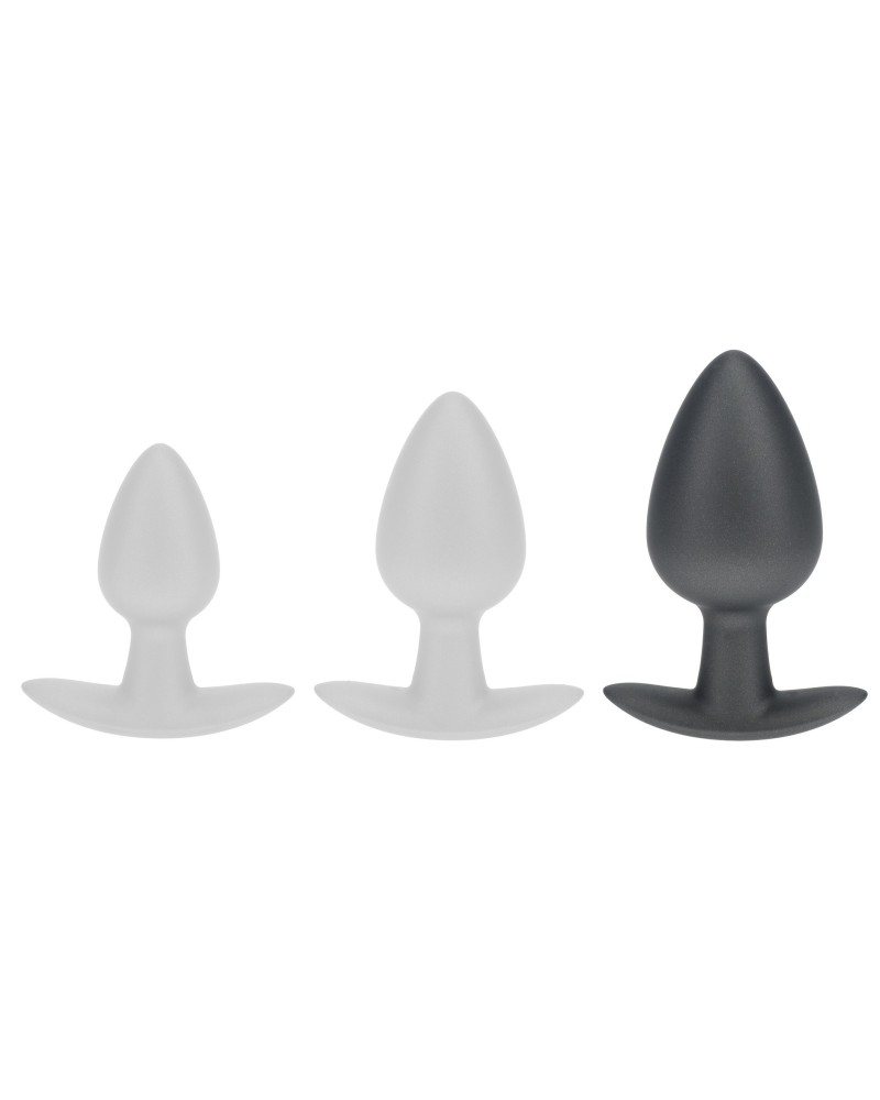 Plug Metally L 7.5 x 4cm Gris sextoys et accessoires sur La Boutique du Hard