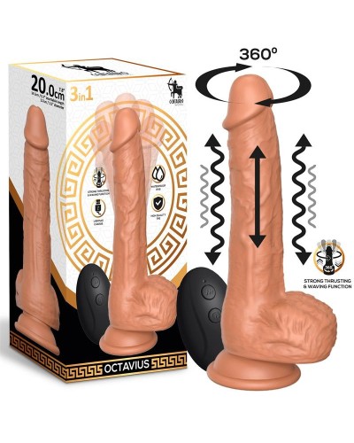 Gode Rotatif Vibrant Octavius 15 x 3.7cm sextoys et accessoires sur La Boutique du Hard