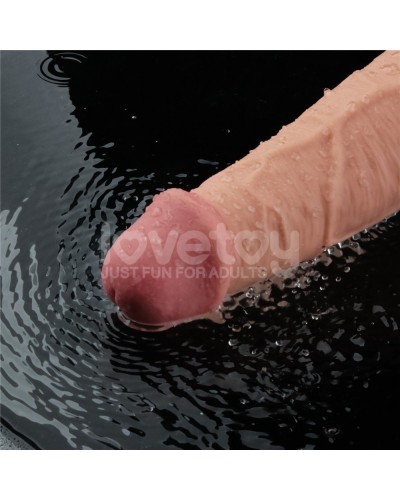 Gode Vibrant avec Bourses Softee 21 x 5.3cm Chair sextoys et accessoires sur La Boutique du Hard